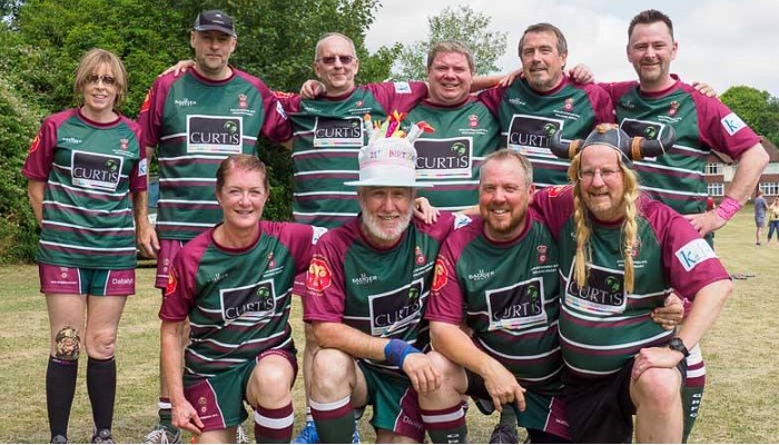 Image of Guildfordians RFC (GRFC) Walking Rugby team located on Stoke Park Guildford - Teamwork
